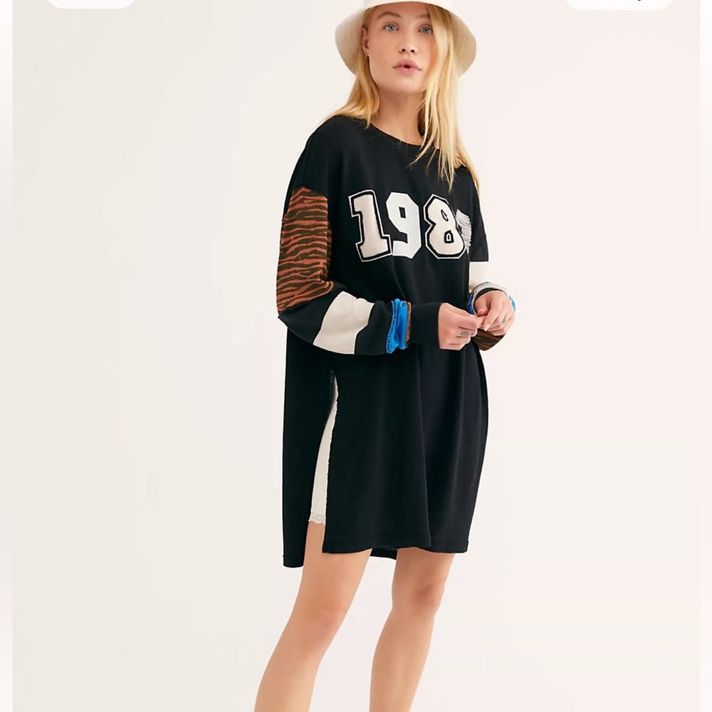 Free People We the Free Wild Side 1980 Maxi Top XS